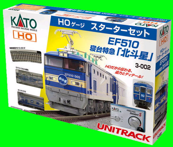 KATO HO 3-002 EF510寝台特急北斗星スターターセット